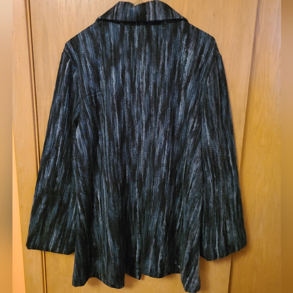 Travelsmith Medium Jacket Blue Button - image 6